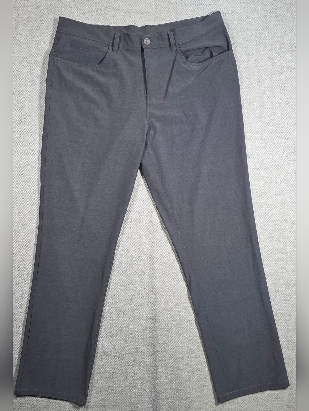 Callaway Mens 34x32 Performance Golf Pants Grey Stretch Swing Tech NO1774